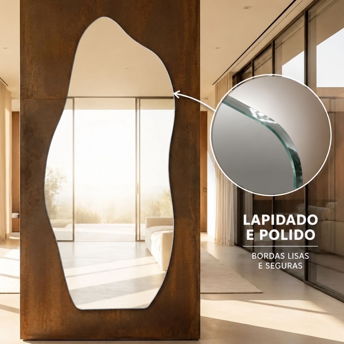 Espelho Lapidado OG-06 150x40