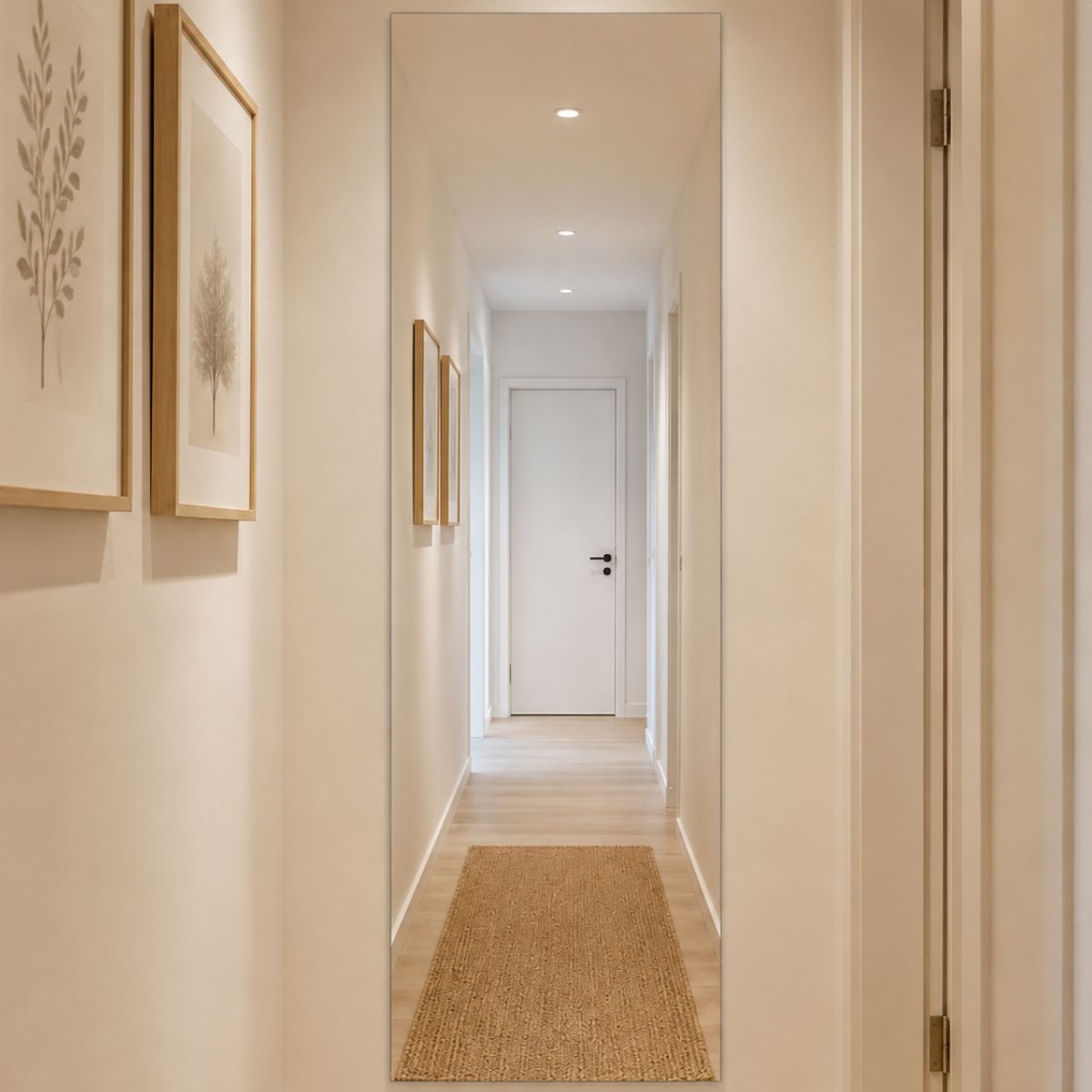 Espelho Retangular Corpo Inteiro 150x40 Lapidado Sem Moldura Decorativo